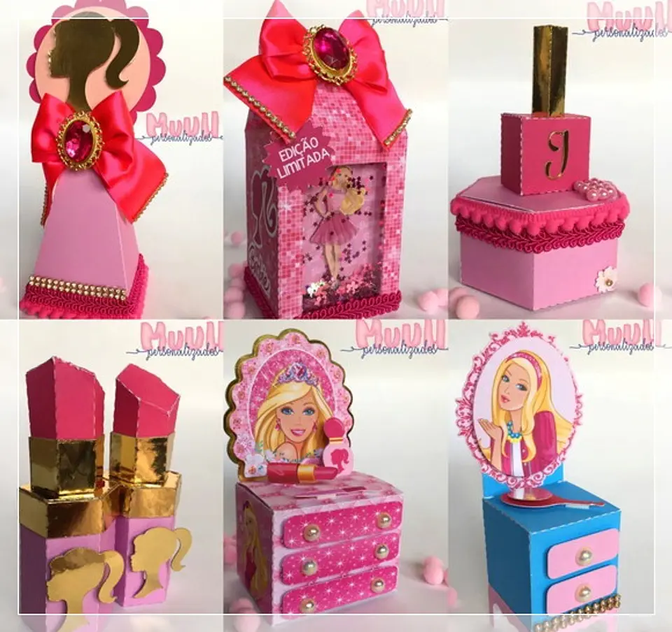 Arquivo de Corte Kit Festa Barbie 21 1