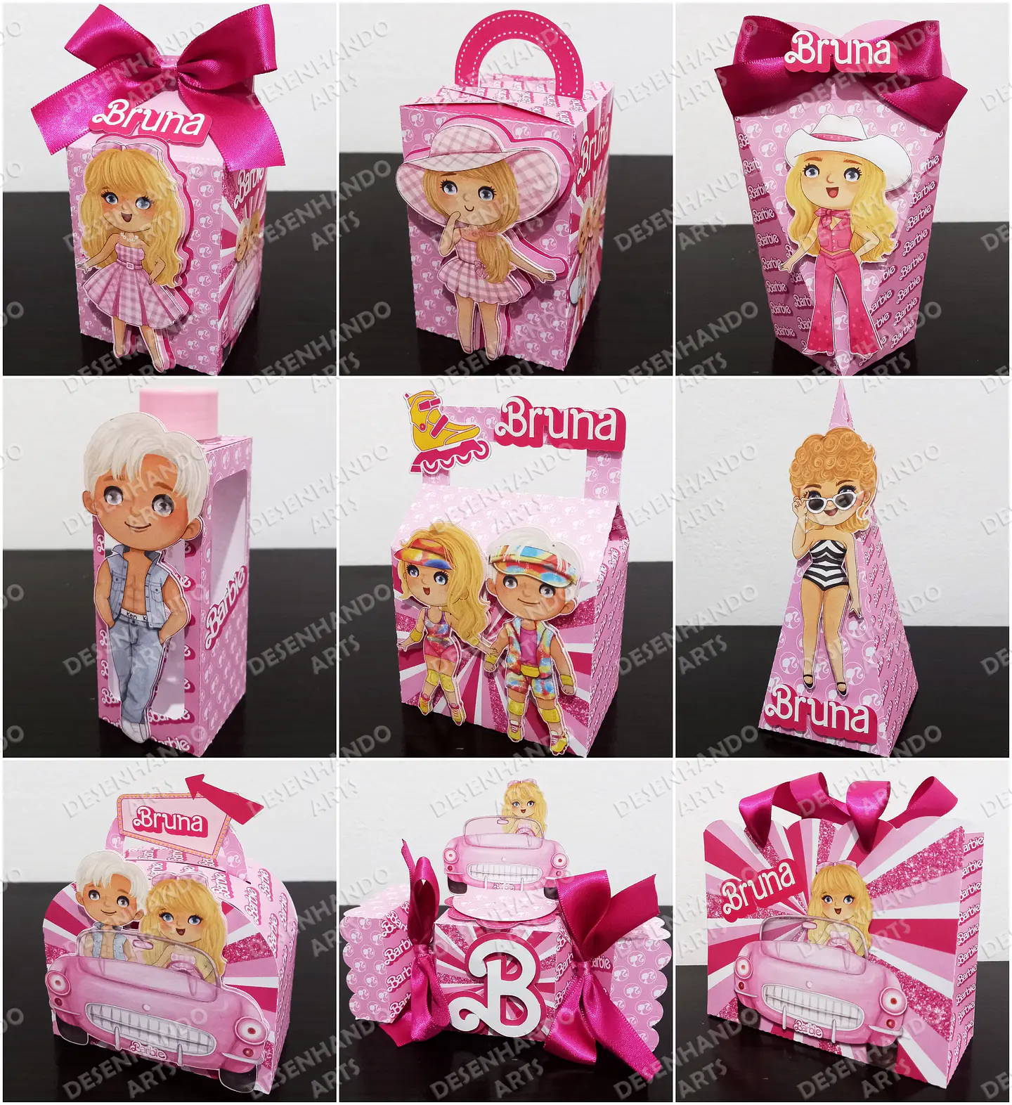 Arquivo de Corte Kit Festa Barbie 18 1