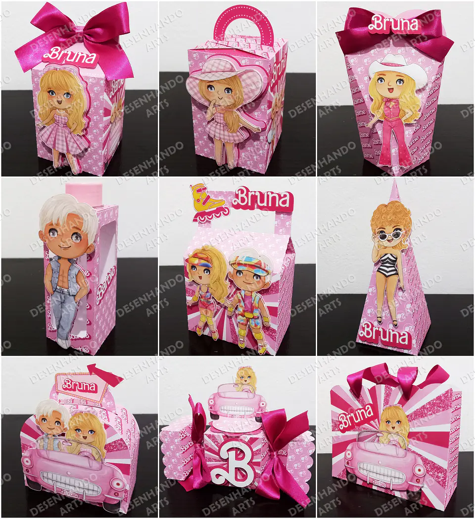 Arquivo de Corte Kit Festa Barbie 18 1