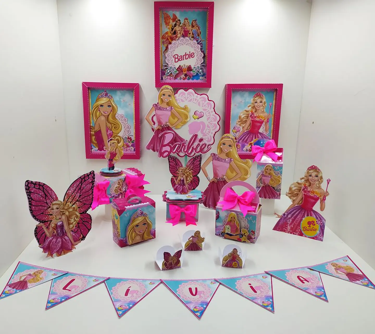 Arquivo de Corte Kit Festa Barbie 9 1