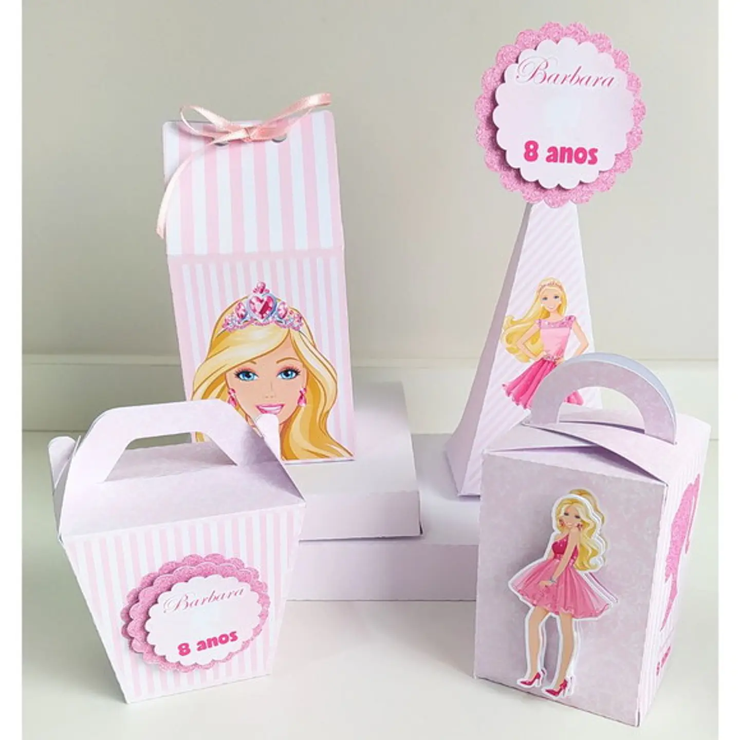 Arquivo de Corte Kit Festa Barbie 6 1
