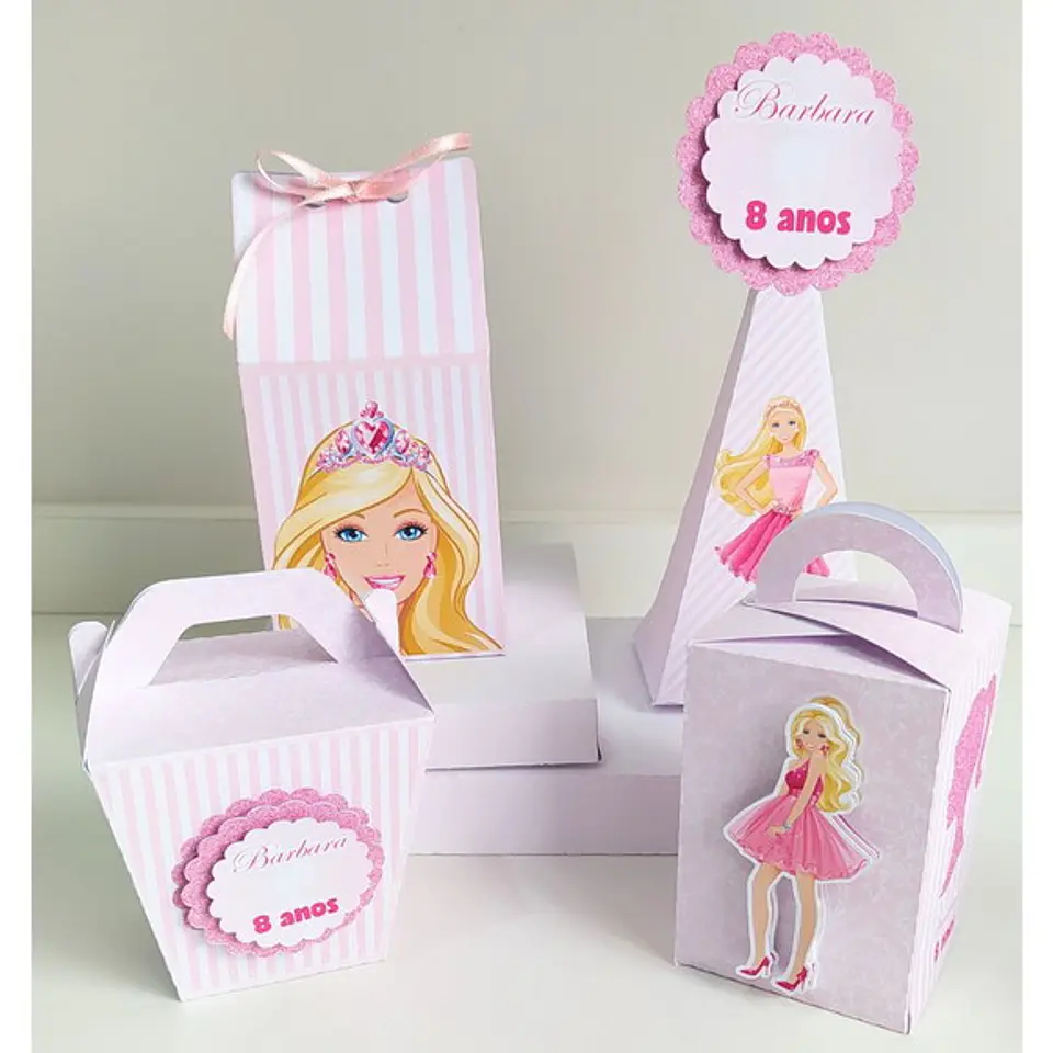 Arquivo de Corte Kit Festa Barbie 6 1