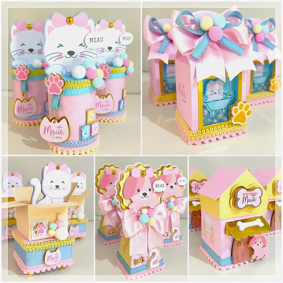 Arquivo de Corte Kit Festa Bichinhos de Estimação Pets Pet Shop 5 1