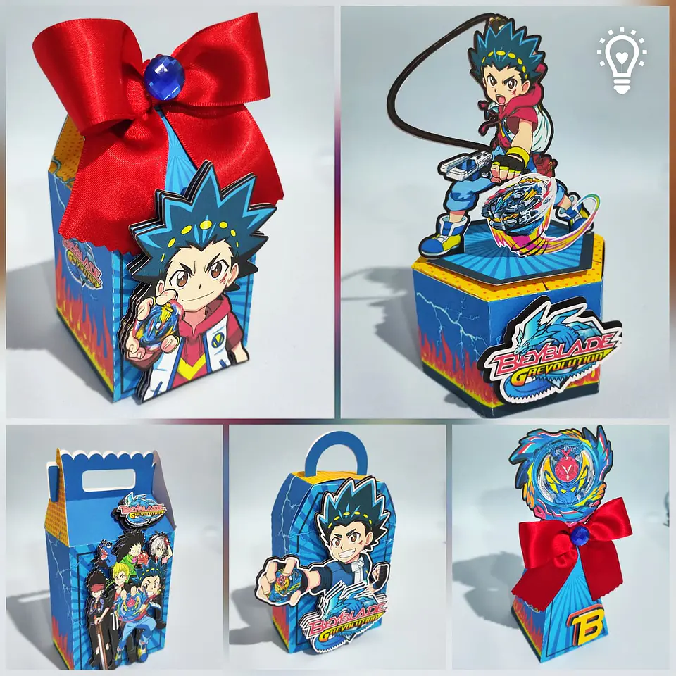 Arquivo de Corte Kit Festa Beyblade 3 1