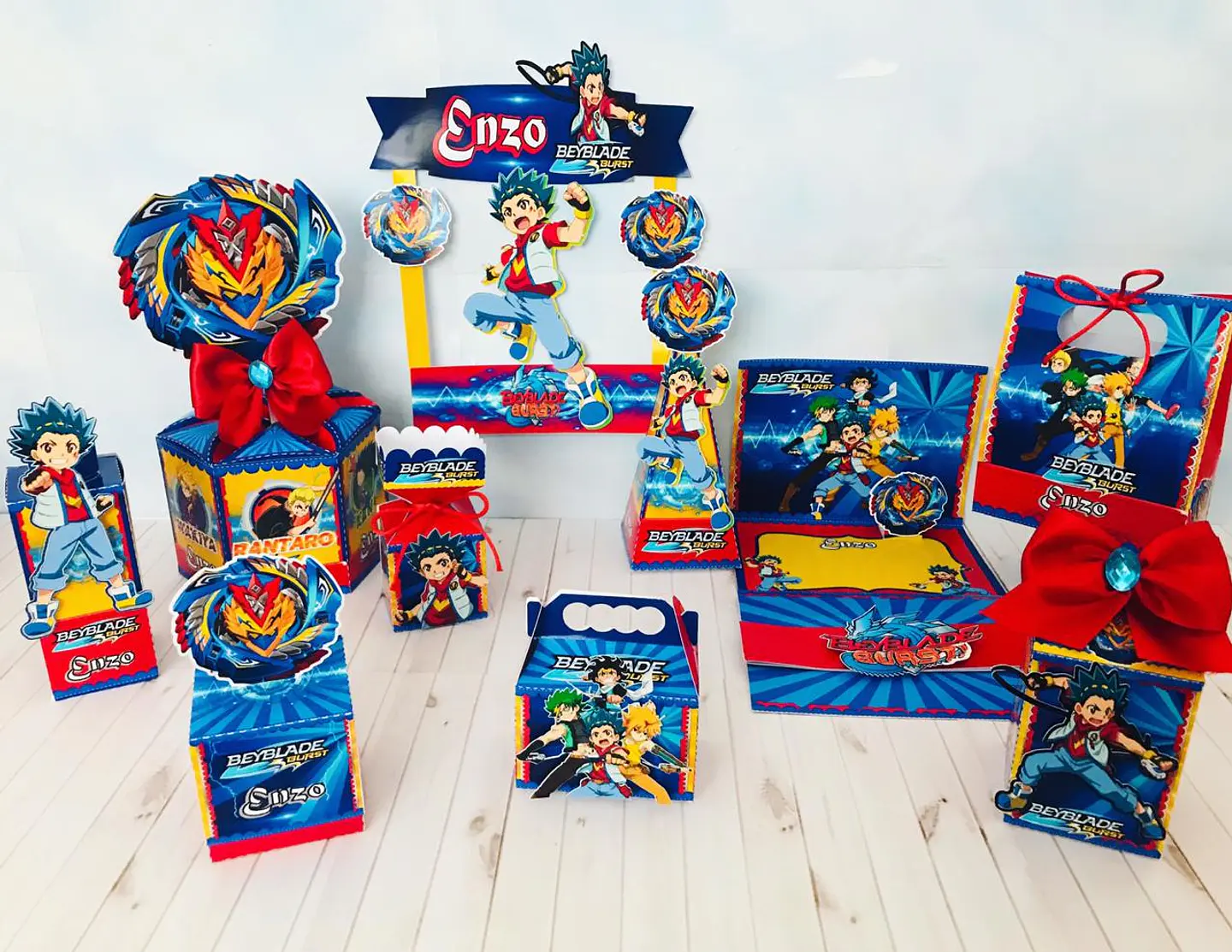 Arquivo de Corte Kit Festa Beyblade 1 1