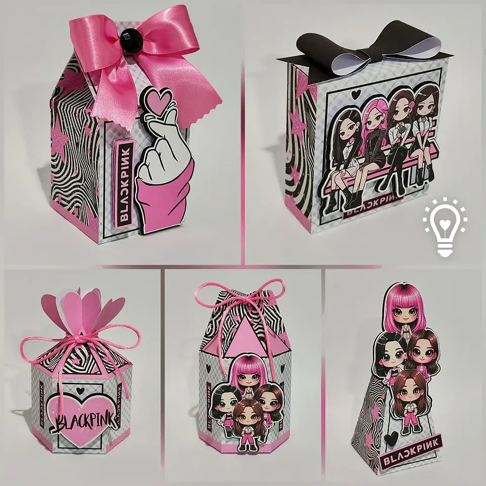 Arquivo de Corte Kit Festa Black Pink 1 1