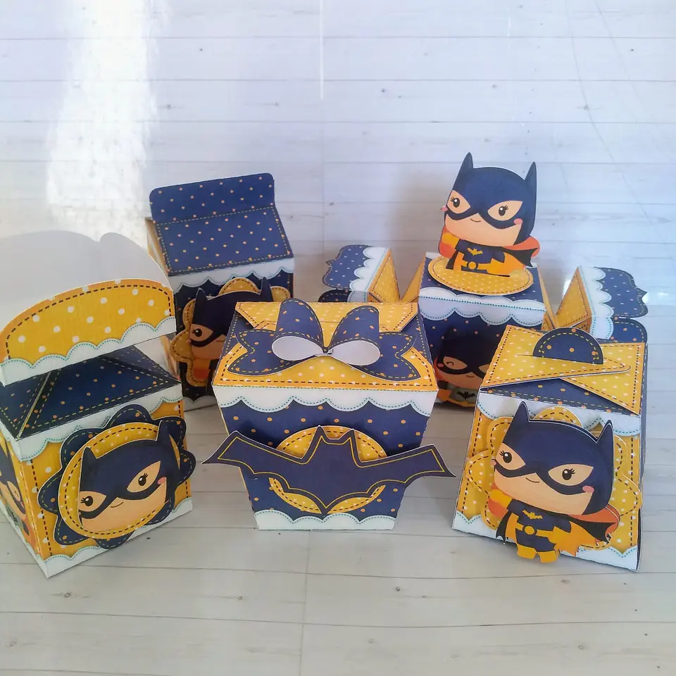 Arquivo de Corte Kit Festa Batgirl 1 1
