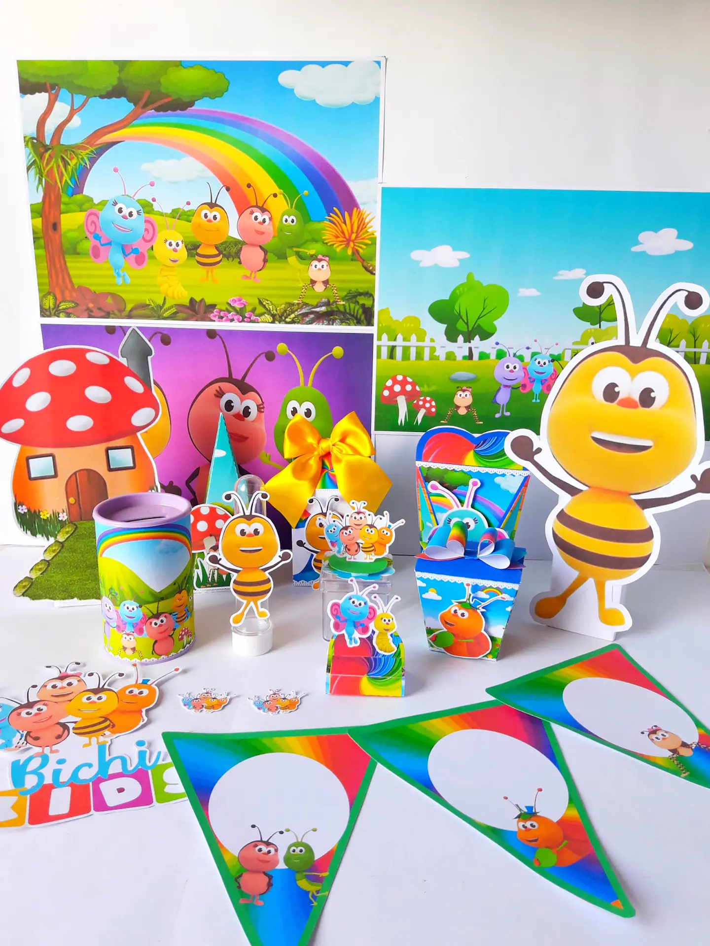 Arquivo de Corte Kit Festa Bichikids 2 1