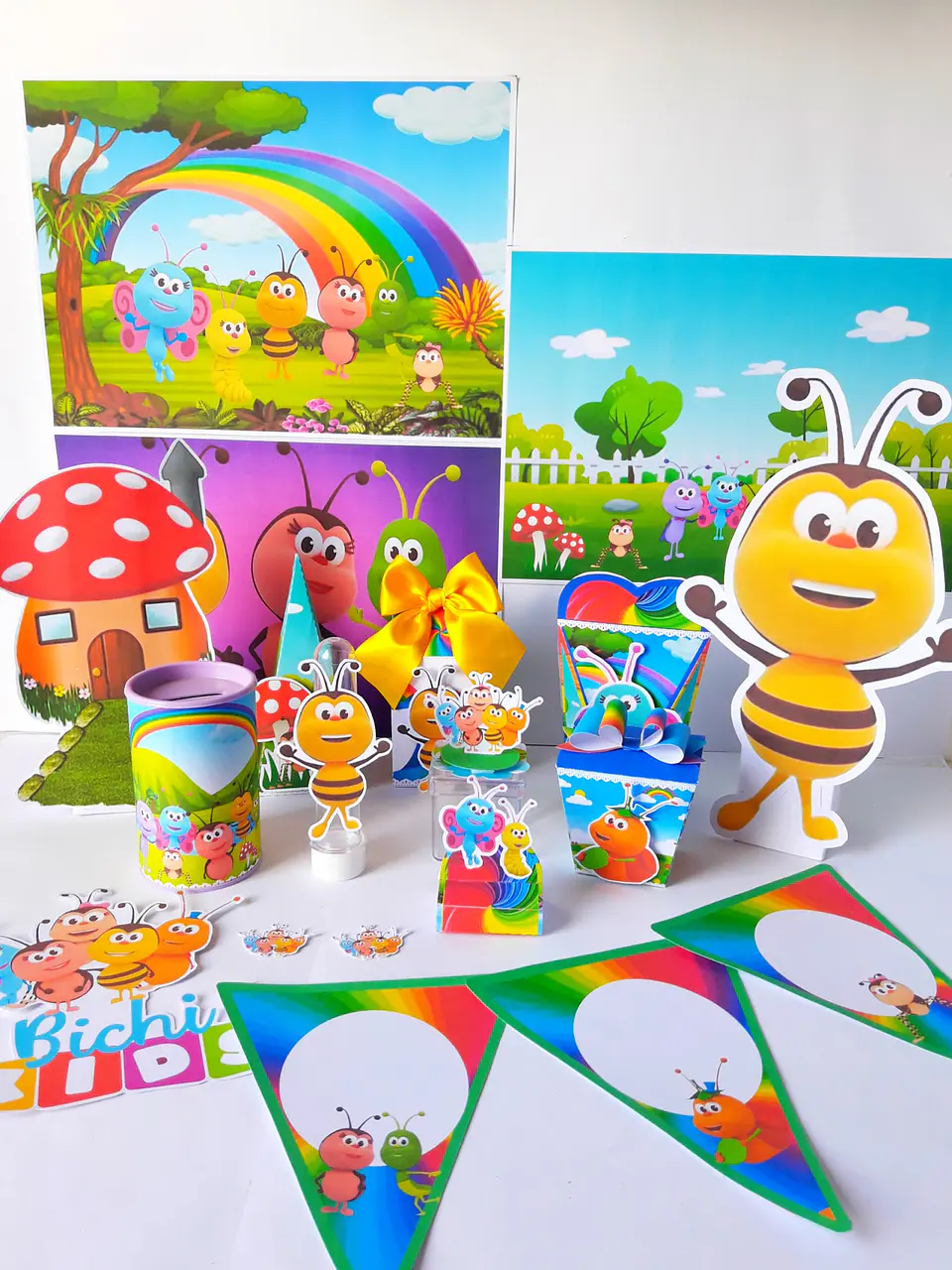 Arquivo de Corte Kit Festa Bichikids 2 1