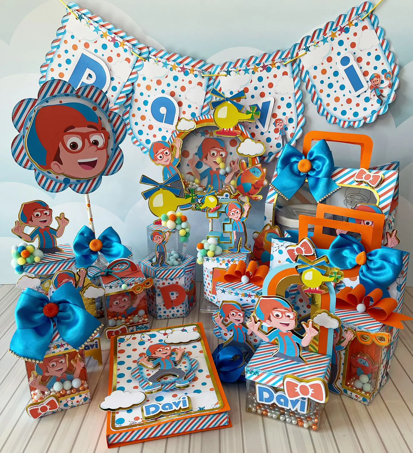 Arquivo de Corte Kit Festa Blippi 3 1