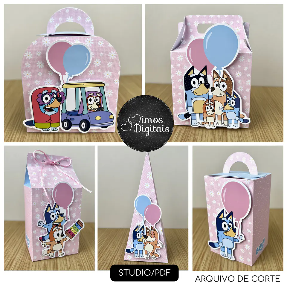 Arquivo de Corte Kit Festa Bluey 6 1