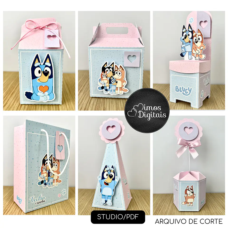 Arquivo de Corte Kit Festa Bluey 5 1