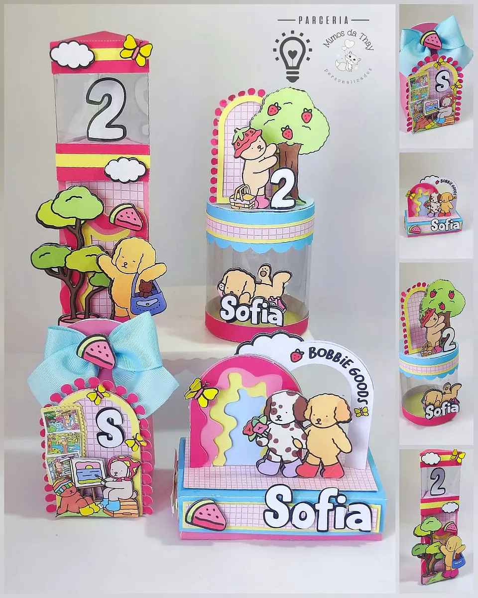 Arquivo de Corte Kit Festa Bobbie Goods 8 1