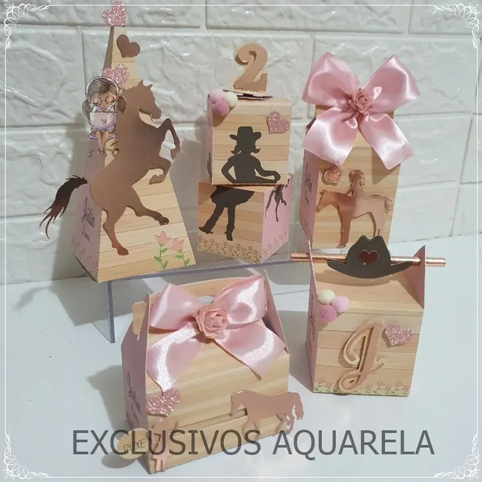 Arquivo de Corte Kit Festa Boiadeira Cowgirl Country Menina 3 1