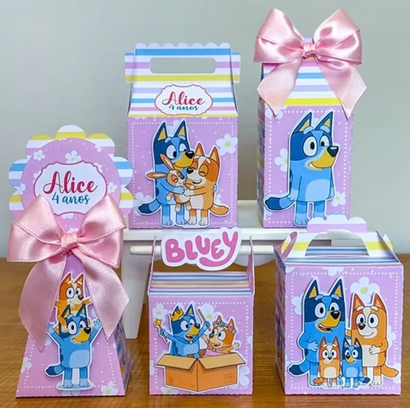 Arquivo de Corte Kit Festa Bluey Rosa Menina 10 1