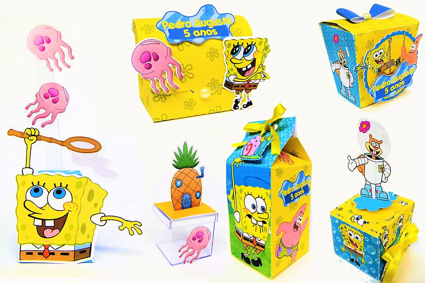 Arquivo de Corte Kit Festa Bob Esponja 16 1