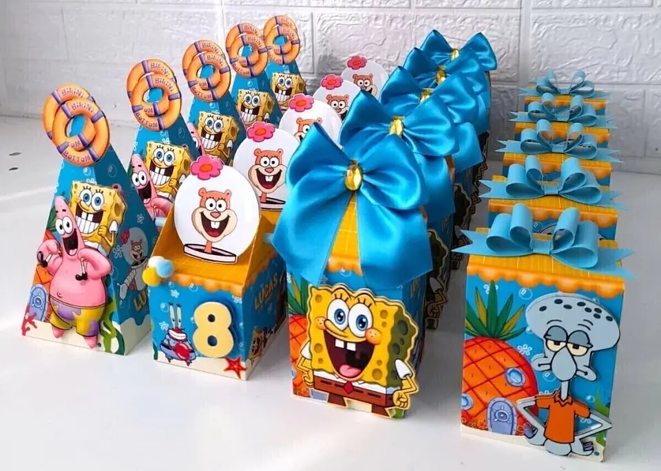Arquivo de Corte Kit Festa Bob Esponja 8 1