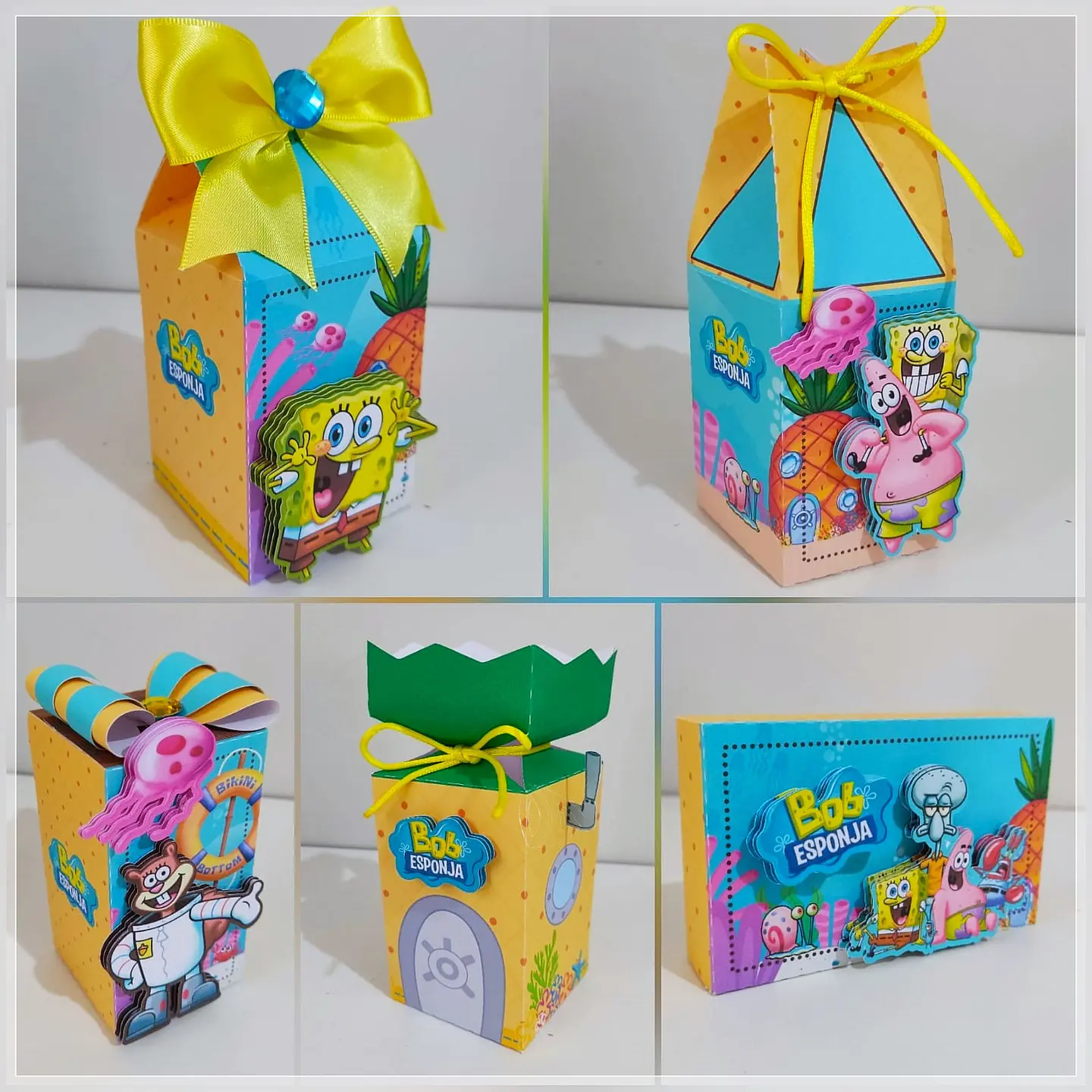 Arquivo de Corte Kit Festa Bob Esponja 4 1