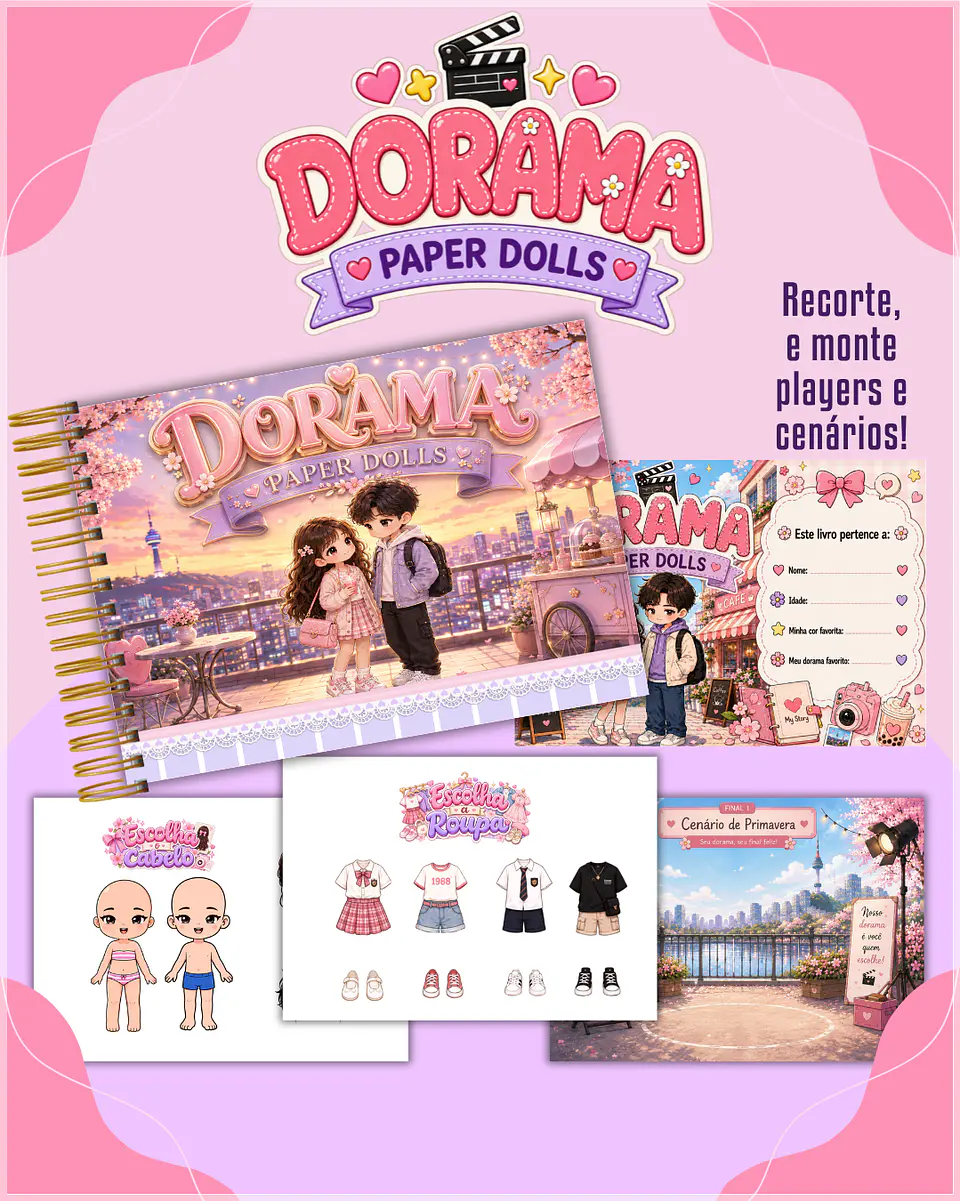 Encadernação - Paper Dolls Dorama 1