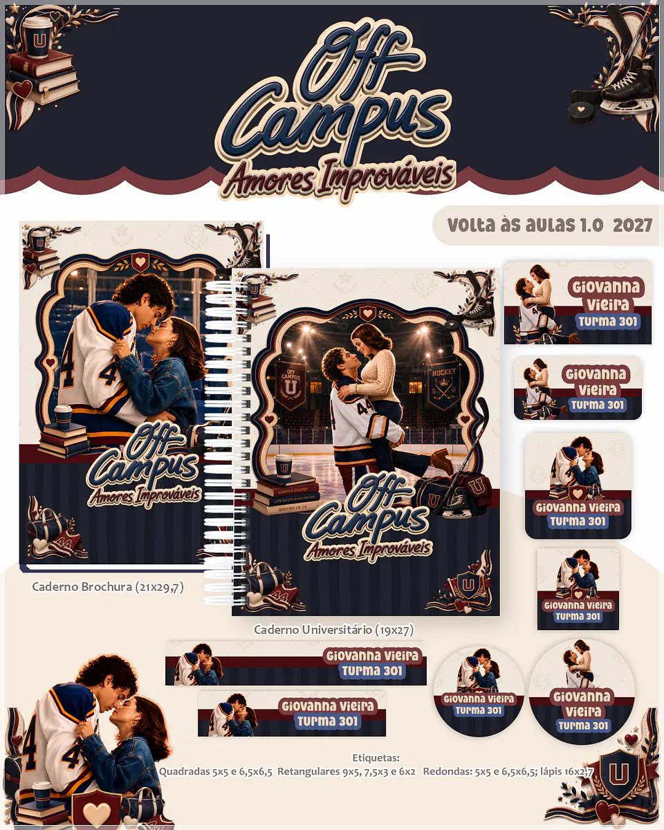 Encadernação - Coleção Escolar 1.0 Off Campus 1