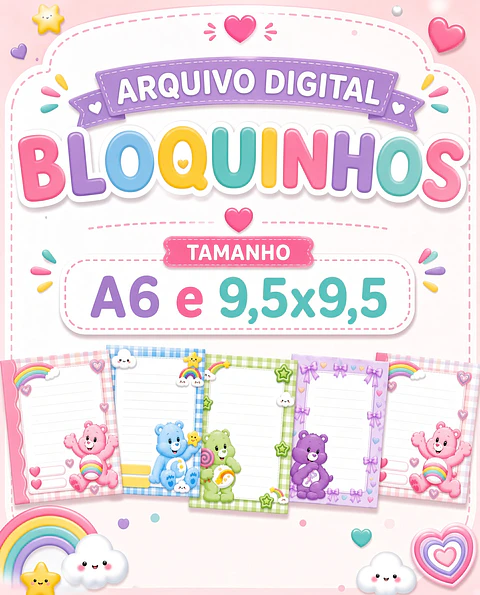 Encadernação - Bloquinhos Ursinho Pooh