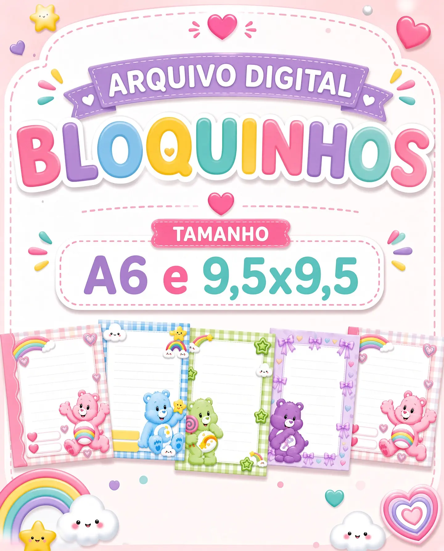 Encadernação - Bloquinhos Ursinho Pooh 1