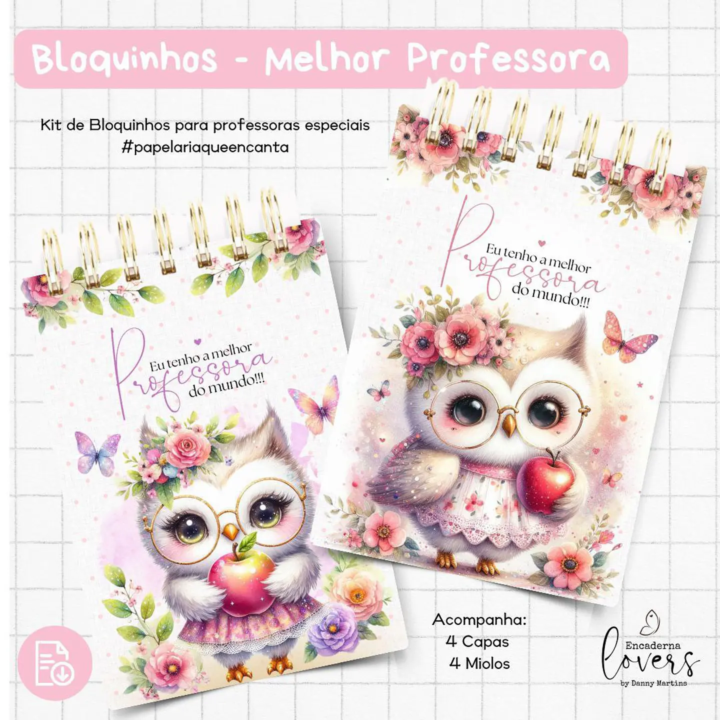 Encadernação Combo Arquivo - Bloquinho Melhor Dia dos Professores 1 1