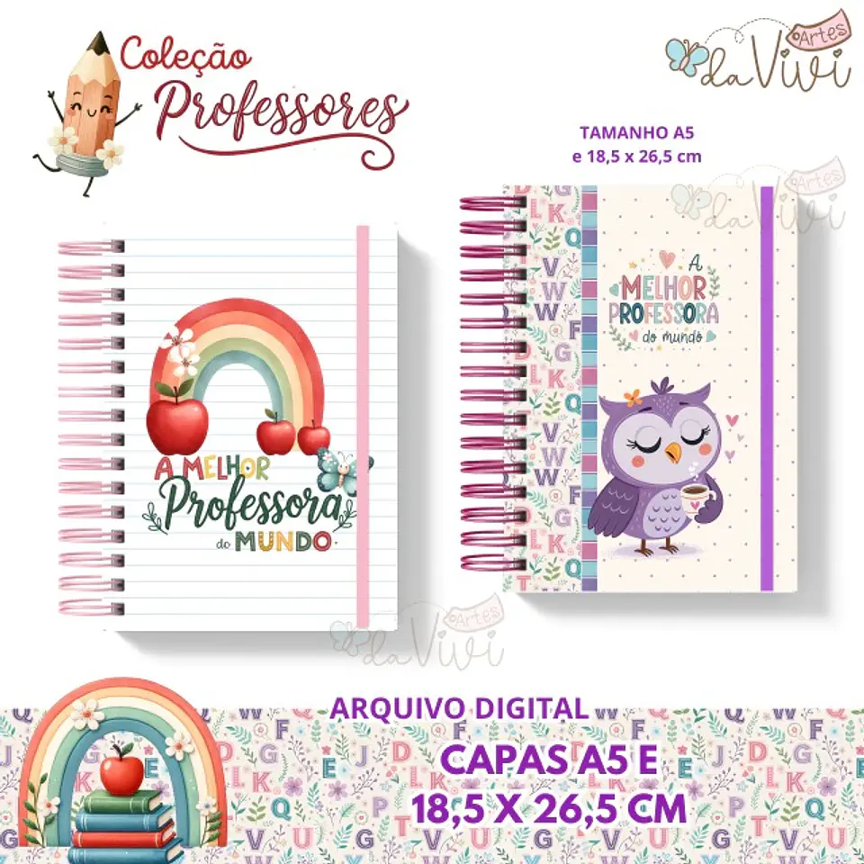 Encadernação Combo Capas Dia dos Professores 1 1