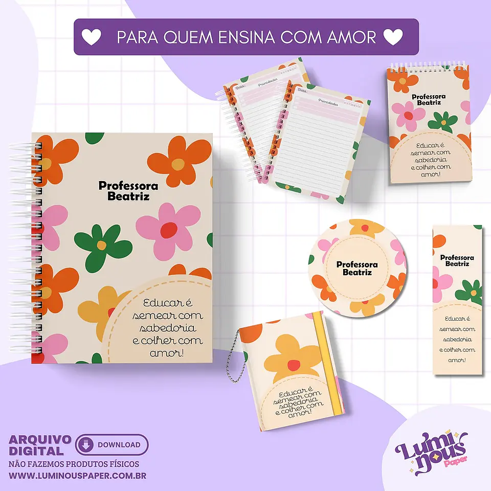 Encadernação Combo COLEÇÃO PARA QUEM ENSINA COM AMOR Dia dos Professores 2 1