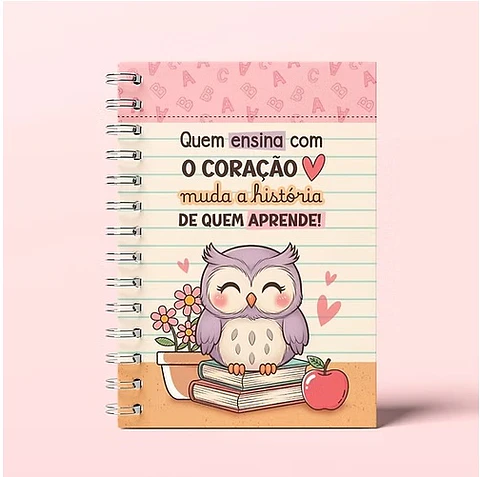 Encadernação Combo Kit Caderno Dia dos Professores 4