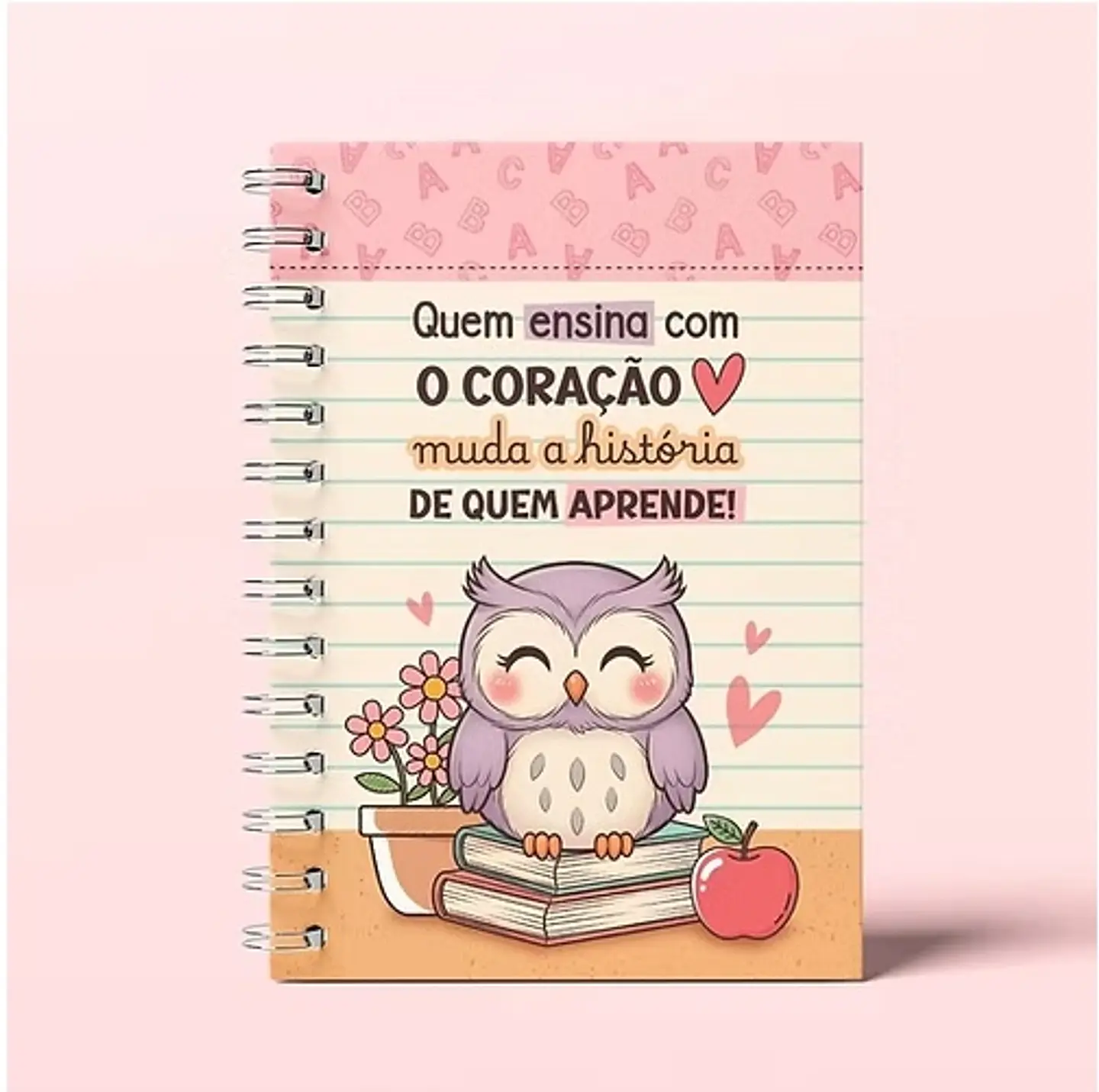 Encadernação Combo Kit Caderno Dia dos Professores 4 1