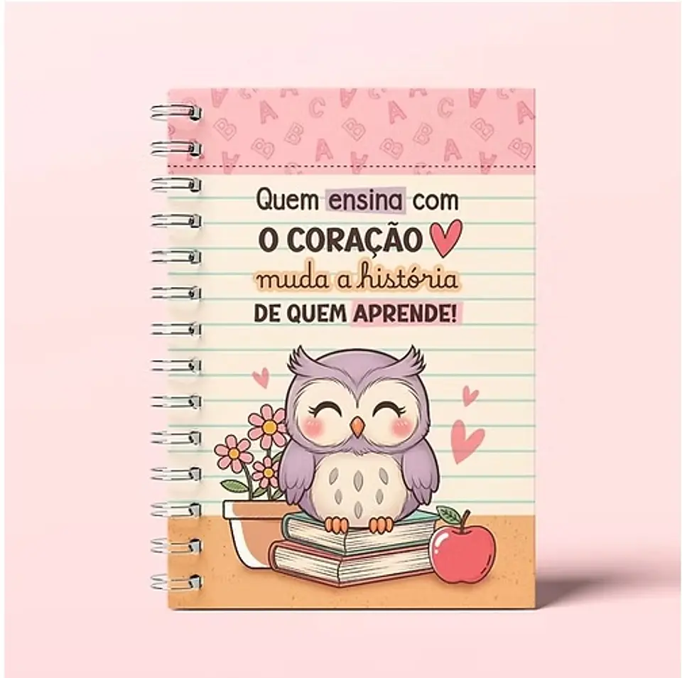 Encadernação Combo Kit Caderno Dia dos Professores 4 1