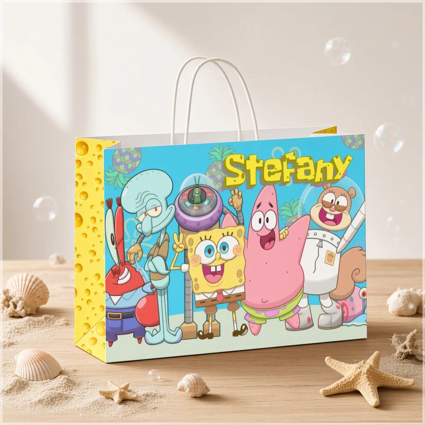 Arquivo de Corte - Sacolinha Bob Esponja 2 1