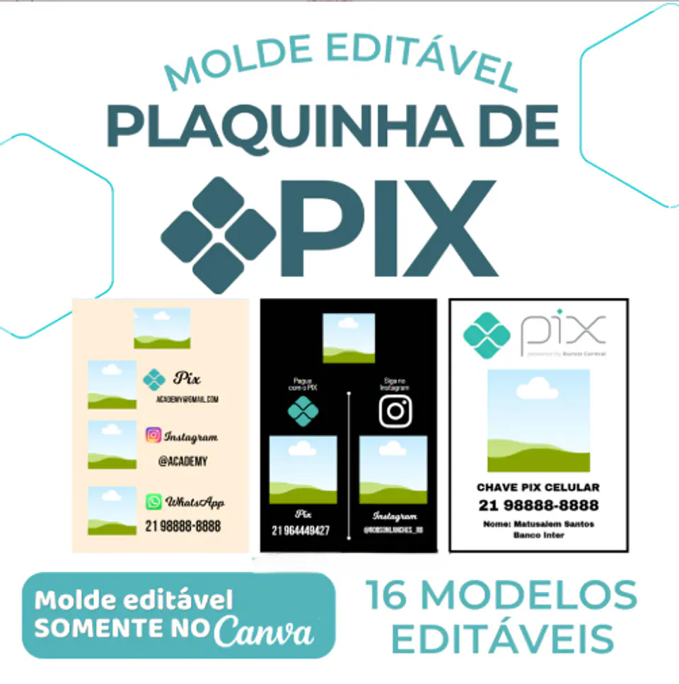 Arquivo de Corte - Plaquinha Pix 1