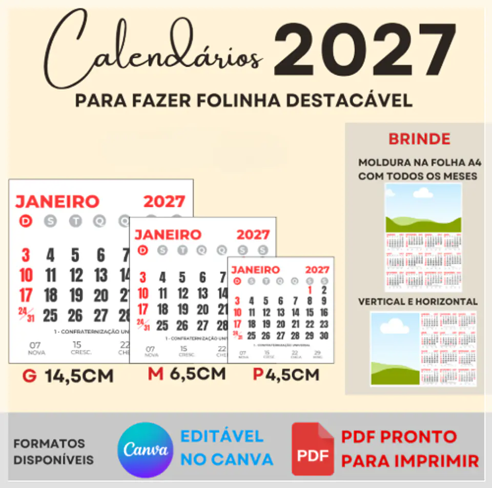 Arquivo de Corte - Calendário 27 1