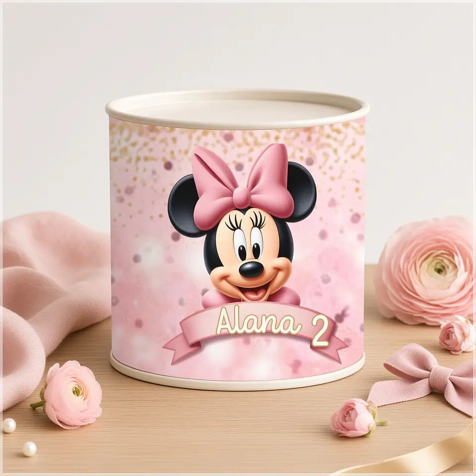 Arquivo de Corte - Tubolata Minnie Rosa 1 1