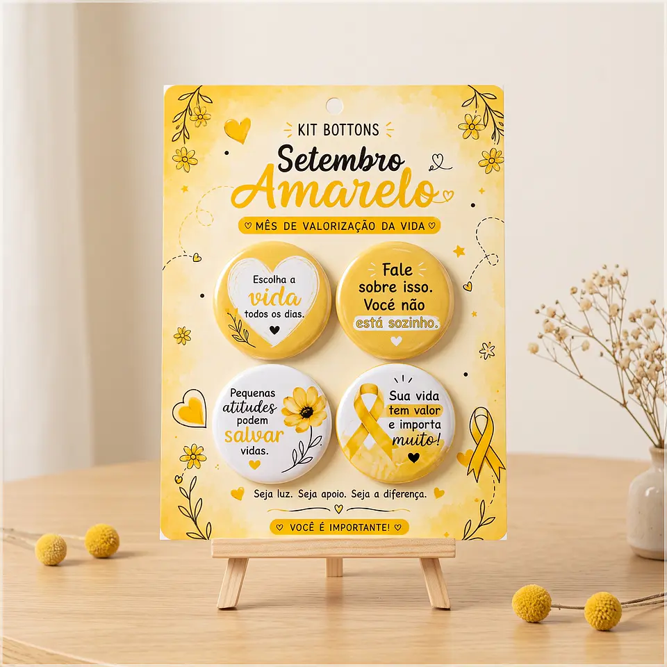 Arquivo de Corte Bottons Setembro Amarelo 48 1