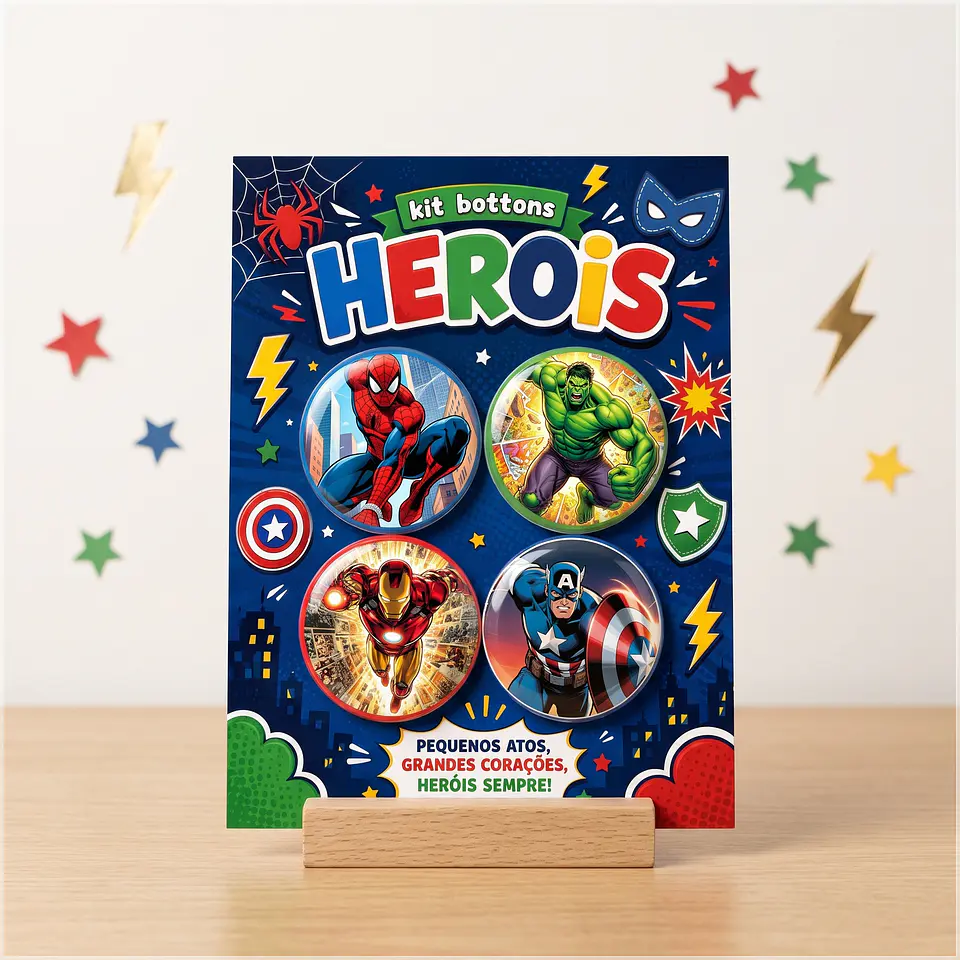 Arquivo de Corte Bottons Herois 45 1
