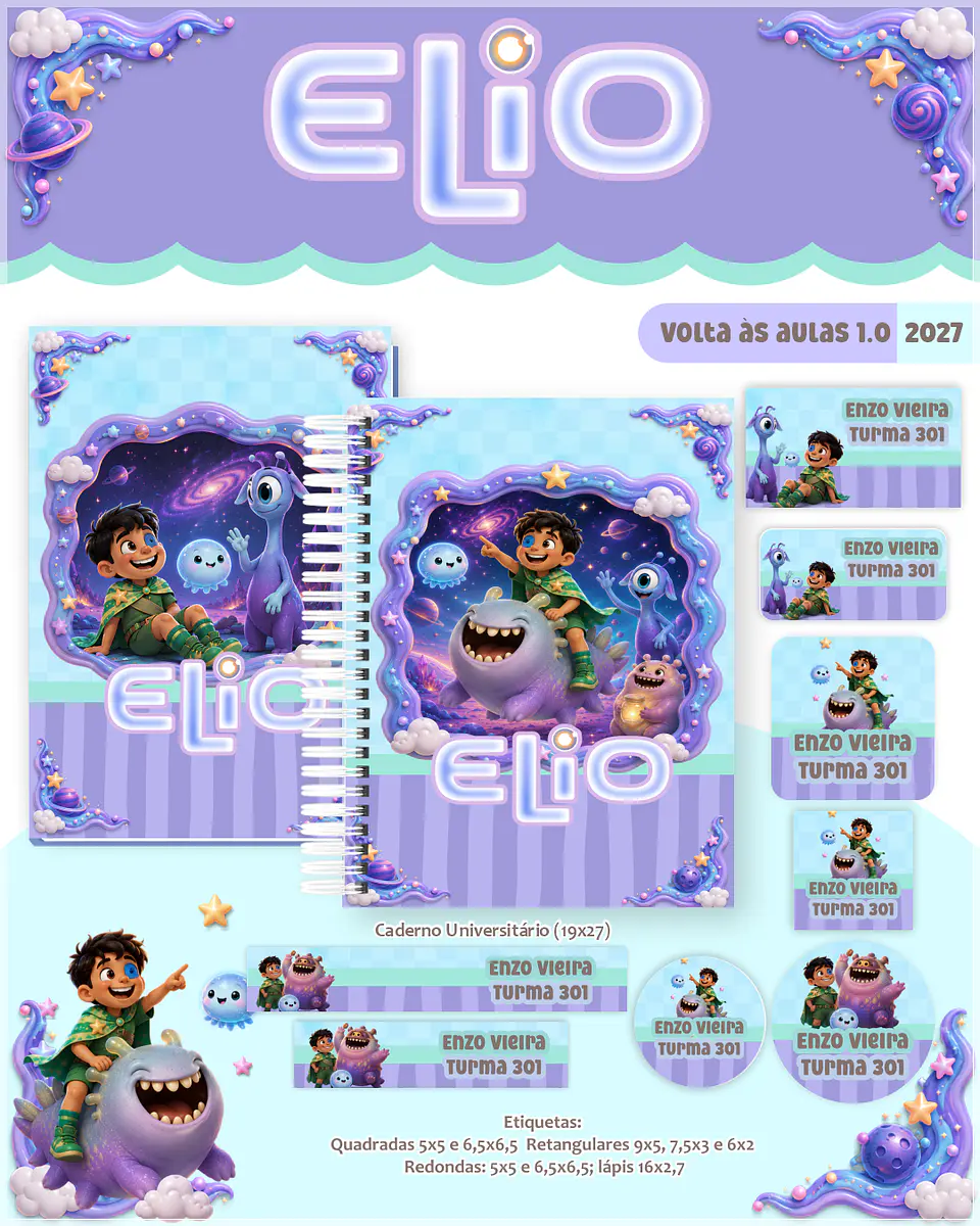 Encadernação - Coleção Escolar 1.0 Elio 1