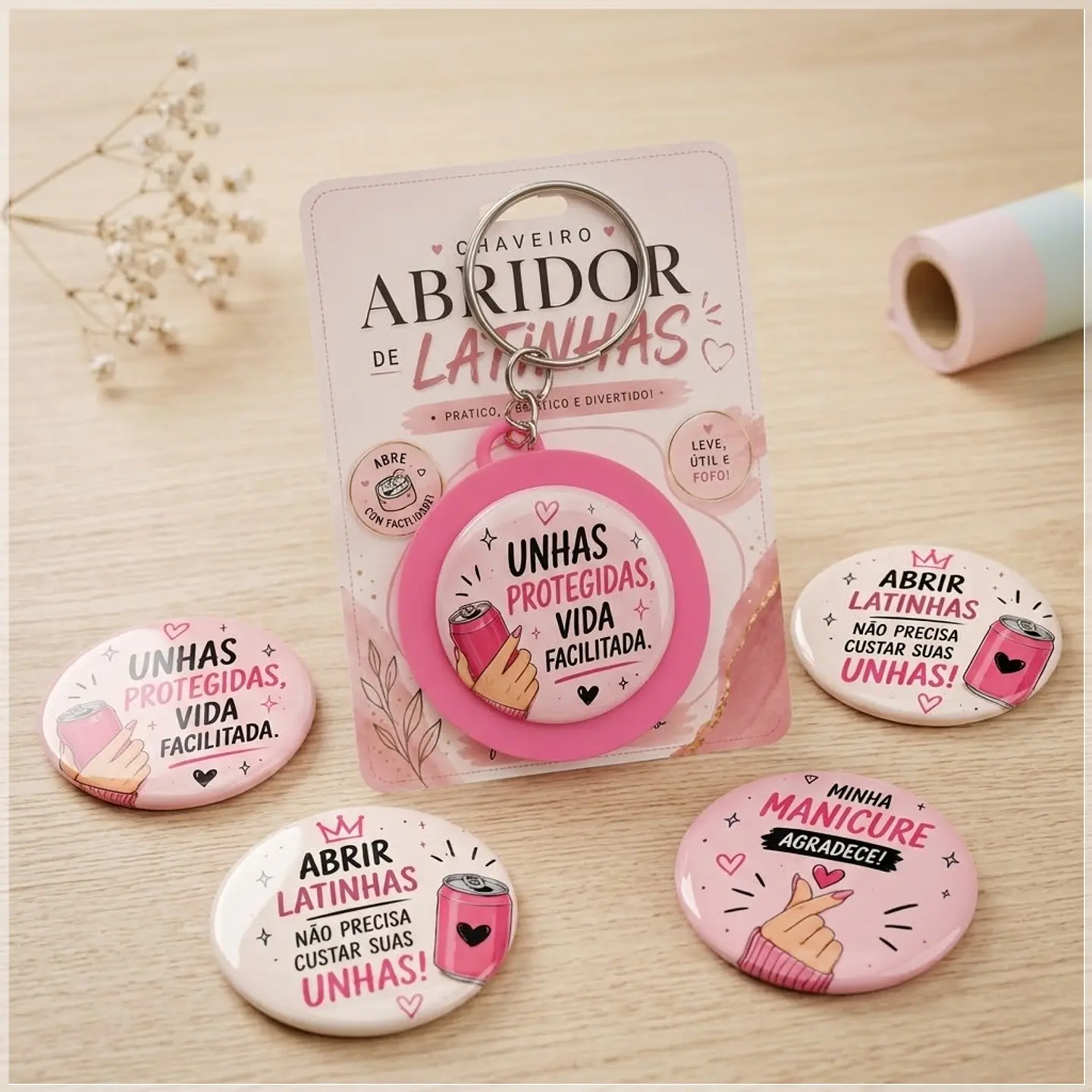 Arquivo de Corte Chaveiro Abridor de Latinha Unhas 32mm 50 1