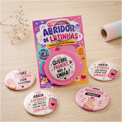 Arquivo de Corte Chaveiro Abridor de Latinha Unhas 32mm 49