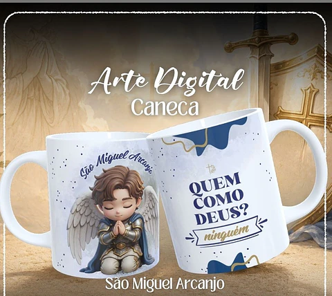 Sublimação - Caneca São Miguel Arcanjo 3