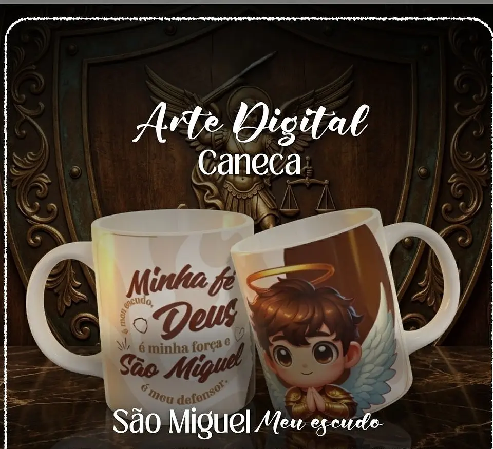 Sublimação - Caneca São Miguel Arcanjo 2 1
