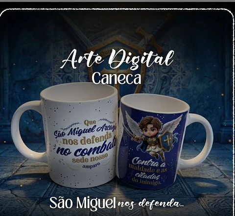 Sublimação - Caneca São Miguel Arcanjo 1