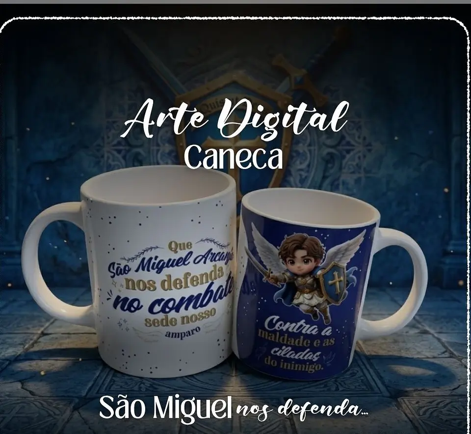 Sublimação - Caneca São Miguel Arcanjo 1 1