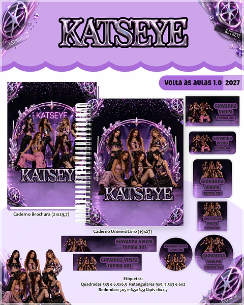 Encadernação - Coleção Escolar 1.0 Katseye