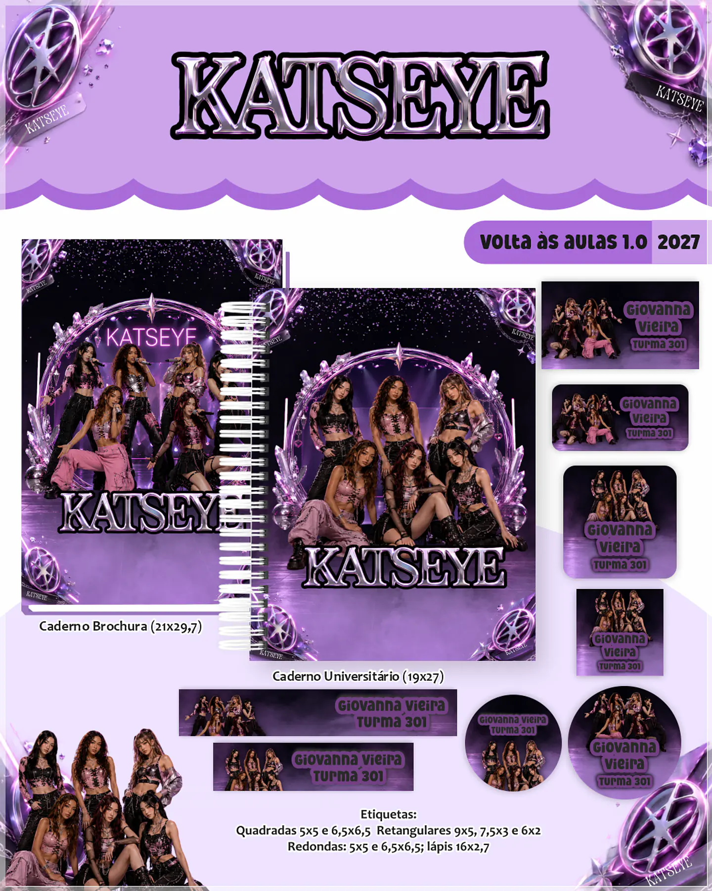 Encadernação - Coleção Escolar 1.0 Katseye 1