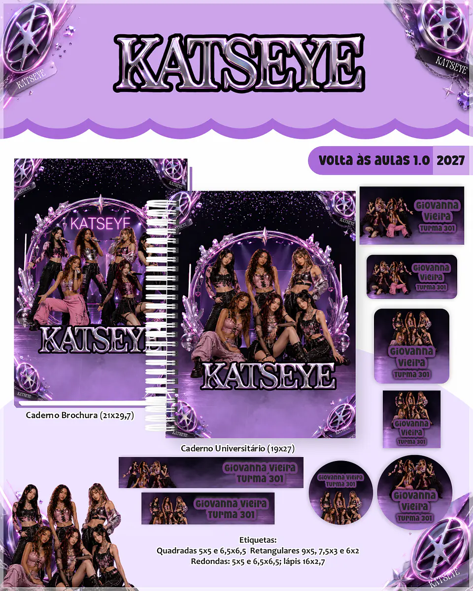 Encadernação - Coleção Escolar 1.0 Katseye 1