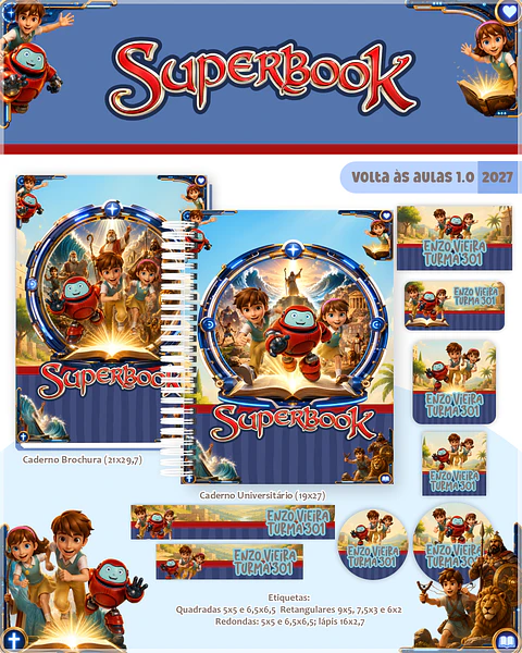 Encadernação - Coleção Escolar 1.0 Superbook