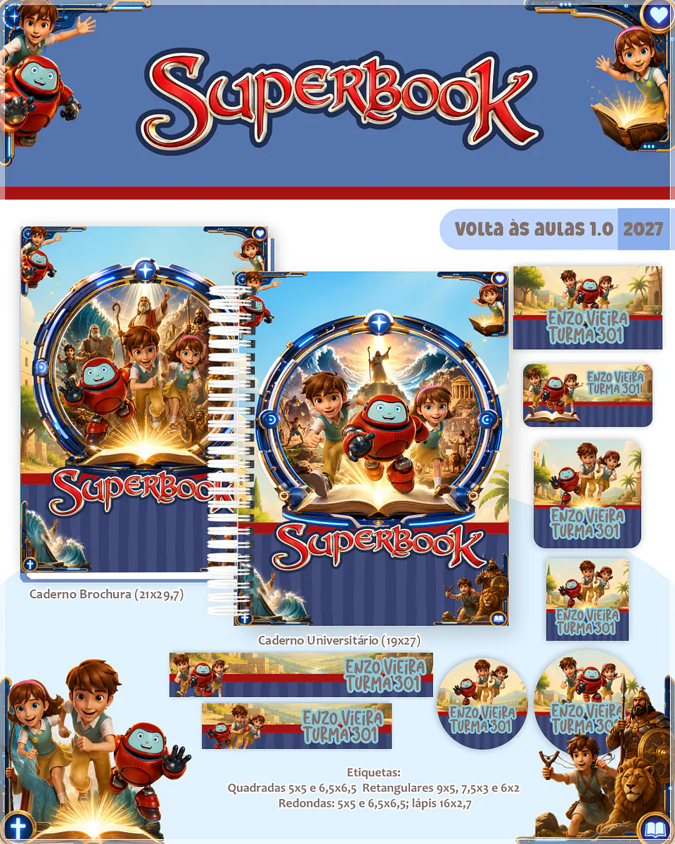 Encadernação - Coleção Escolar 1.0 Superbook 1